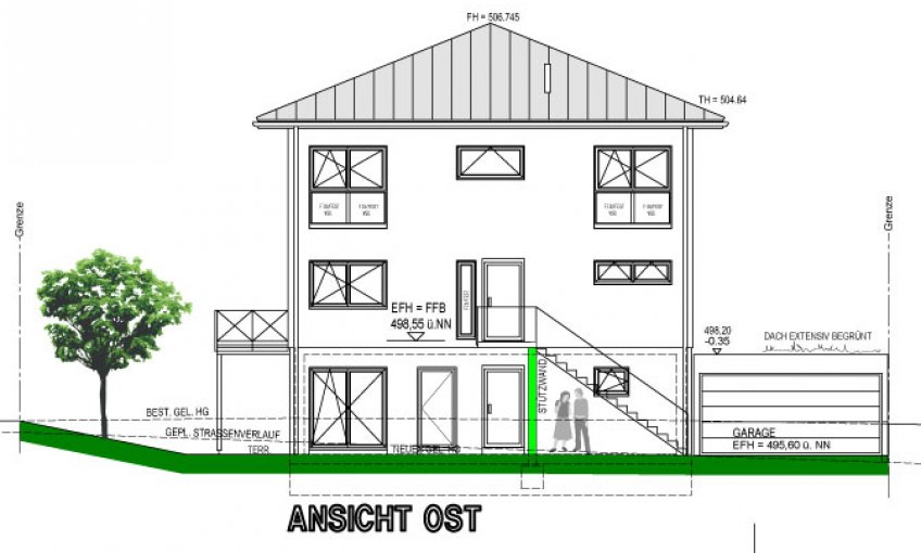 In Zusammenarbeit mit dem Architekten haben die Bauherren K. ihr Traumhaus geplant und bemustert.it dem Architekten hat der Bauherr P. sein Traumhaus geplant und bemustert.