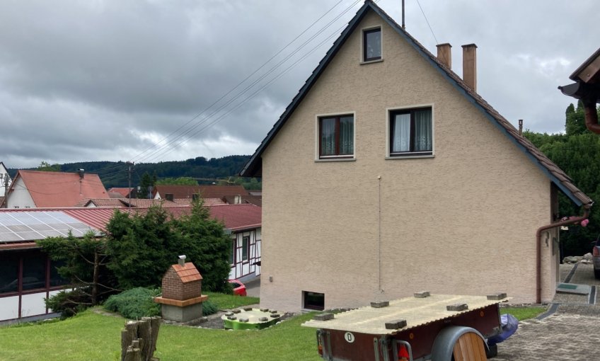 Auf diesem Grundstück in Seelfingen entsteht das geplante DanWood-Haus.